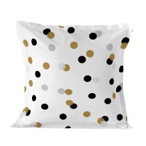 Housse de coussin HappyFriday Blanc Golden Dots Multicouleur 60 x 60 cm