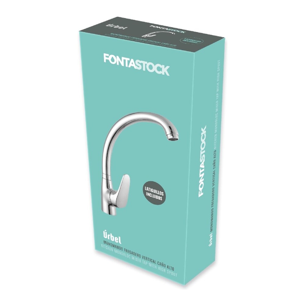 Single Handle Sink Mixer Tap Fontastock Úrbel Zinc