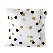 Housse de coussin HappyFriday Blanc Golden Dots Multicouleur 60 x 60 cm