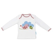 T-shirt à Manches Longues Enfant HappyFriday Mr Fox Little Birds Multicouleur 9-12 Mois