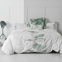 Housse de Couette HappyFriday Blanc Corymbia Multicouleur 260 x 240 cm