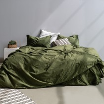 Housse de Couette HappyFriday Basic Vert 200 x 200 cm