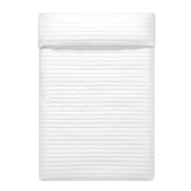 Couvre-lit HappyFriday Basic Dash Blanc 200 x 260 cm