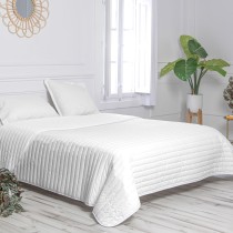 Bedspread (quilt) HappyFriday Basic Dash White 200 x 260 cm