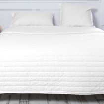 Bedspread (quilt) HappyFriday Basic Dash White 200 x 260 cm