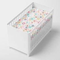 Drap housse HappyFriday MOSHI MOSHI Multicouleur 70 x 140 x 14 cm