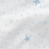 Fitted sheet HappyFriday BASIC KIDS Blue 70 x 140 x 14 cm