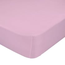 Drap housse HappyFriday BASIC KIDS Rose 90 x 200 x 32 cm