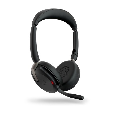 Kopfhörer mit Mikrofon Jabra Evolve2 65 Flex Schwarz