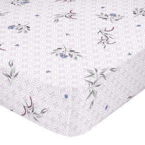 Drap housse HappyFriday Delicate bouquet Multicouleur 200 x 200 x 32 cm