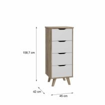 Schubladenschrank Vankka Eg 45 x 42 x 108 cm 45 x 108,7 x 42 cm