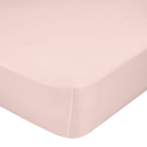 Fitted sheet HappyFriday BASIC Light Pink 180 x 200 x 32 cm