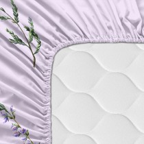 Drap housse HappyFriday Lavanda Multicouleur 160 x 200 x 32 cm