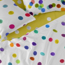 Drap housse HappyFriday Confetti Multicouleur 160 x 200 x 32 cm