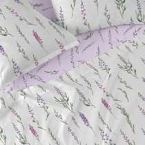 Drap housse HappyFriday Lavanda Multicouleur 160 x 200 x 32 cm