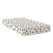 Drap housse HappyFriday MR FOX Blanc Multicouleur 90 x 200 x 32 cm