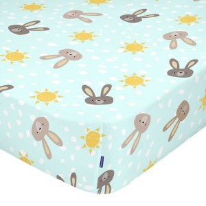 Fitted sheet HappyFriday MOSHI MOSHI Multicolour 90 x 200 x 32 cm