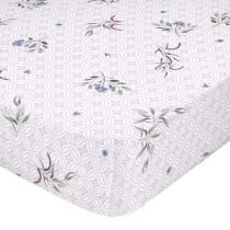 Drap housse HappyFriday Delicate bouquet Multicouleur 90 x 200 x 32 cm