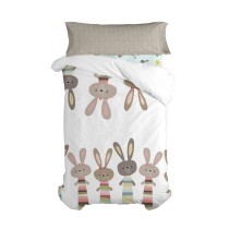 Fitted sheet HappyFriday MOSHI MOSHI Multicolour 90 x 200 x 32 cm