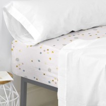 Drap housse HappyFriday Saturn Multicouleur 90 x 200 x 32 cm