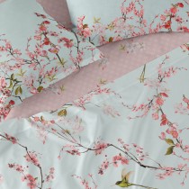 Drap housse HappyFriday Chinoiserie Multicouleur 90 x 200 x 32 cm