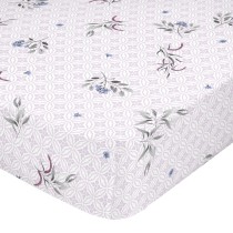 Drap housse HappyFriday Delicate bouquet Multicouleur 105 x 200 x 32 cm