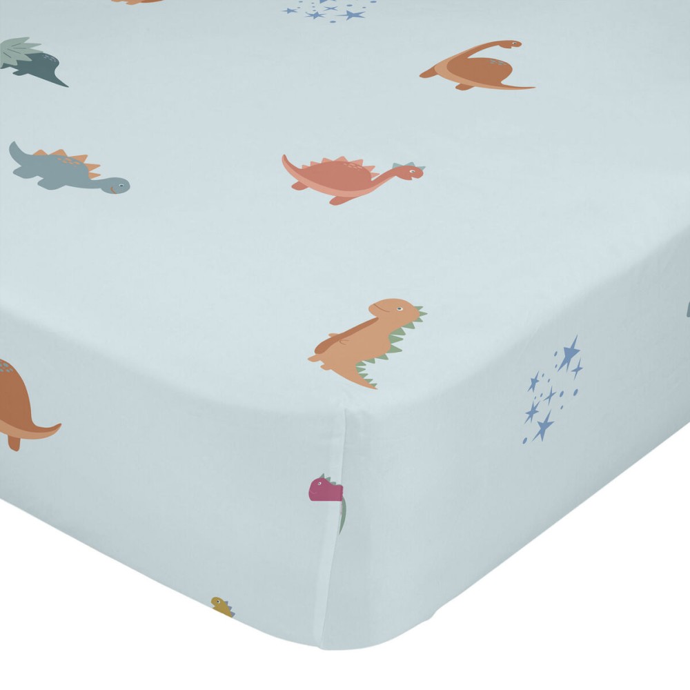 Bettlaken HappyFriday Mini dinosaur Bunt 105 x 200 x 32 cm