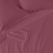 Drap housse HappyFriday BASIC Magenta 105 x 200 x 32 cm