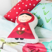 Coussin HappyFriday Mr Fox Multicouleur Chaperon Rouge 40 x 30 cm