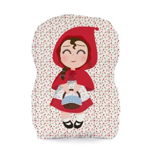 Coussin HappyFriday Mr Fox Multicouleur Chaperon Rouge 40 x 30 cm