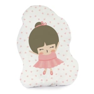 Coussin HappyFriday Happynois Multicouleur Ballerine 40 x 30 cm