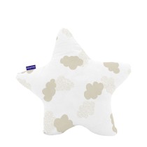 Cushion HappyFriday Basic Beige Star Clouds 50 x 50 cm