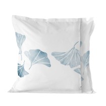 Pillowcase HappyFriday Blanc Ginkgo Multicolour 80 x 80 cm