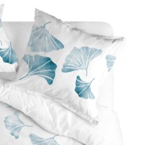 Pillowcase HappyFriday Blanc Ginkgo Multicolour 80 x 80 cm