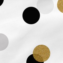 Kissenbezug HappyFriday Blanc Golden Dots Bunt 45 x 125 cm