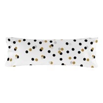 Taie d'oreiller HappyFriday Blanc Golden Dots Multicouleur 45 x 110 cm