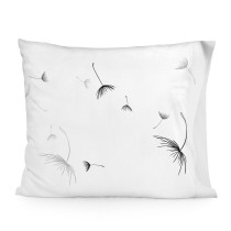 Pillowcase HappyFriday Blanc Dandelion Multicolour 80 x 80 cm