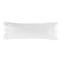 Taie d'oreiller HappyFriday BASIC Blanc 45 x 110 cm