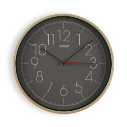 Horloge Murale Versa Gris Plastique (4,3 x 30,5 x 30,5 cm)