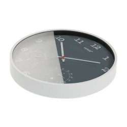 Wall Clock Versa Grey Plastic (4,3 x 35,5 x 35,5 cm)