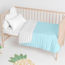 Couvre-lit HappyFriday Basic Kids Dash Bleu 100 x 130 cm