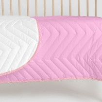 Steppdecke HappyFriday Basic Kids Arista Rosa 100 x 130 cm