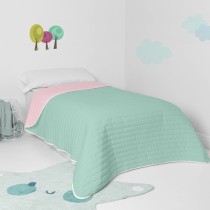 Couvre-lit HappyFriday Basic Kids Dash Menthe 180 x 260 cm