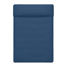 Wendbare Tagesdecke HappyFriday Basic Dash Rosa Marineblau 270 x 260 cm