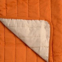 Reversible Bedspread HappyFriday Basic Dash Orange 240 x 260 cm