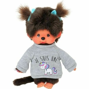 Jouet Peluche Bandai Monchhichi Licorne 20 cm