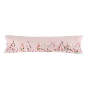 Taie d'oreiller HappyFriday Chinoiserie rose Multicouleur 45 x 155 cm