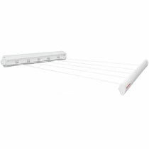 Folding clothes line Leifheit White Plastic