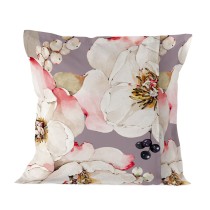 Pillowcase HappyFriday White Peonies Multicolour 60 x 60 cm