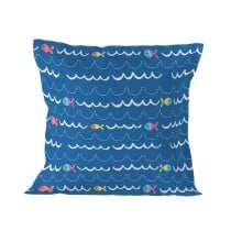 Pillowcase HappyFriday Moshi Moshi Sea Life Multicolour 80 x 80 cm